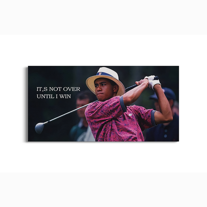 it's not over until i win tiger woods
