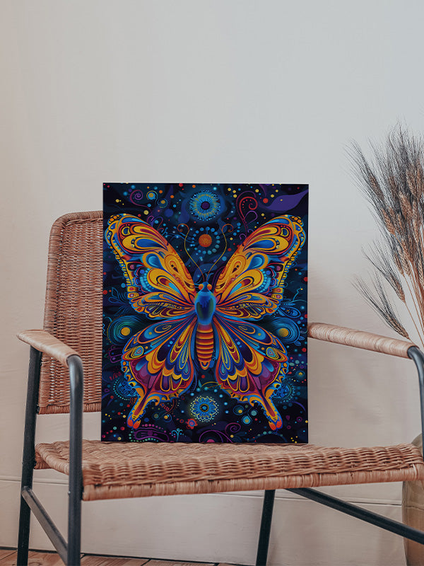 Trippy Butterfly canvas art