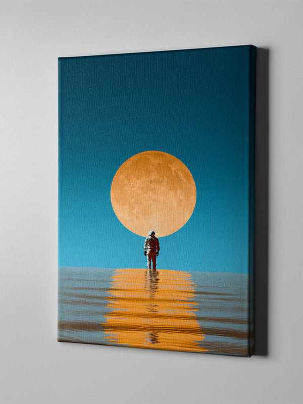 Space themed Lunar Odyssey wall art