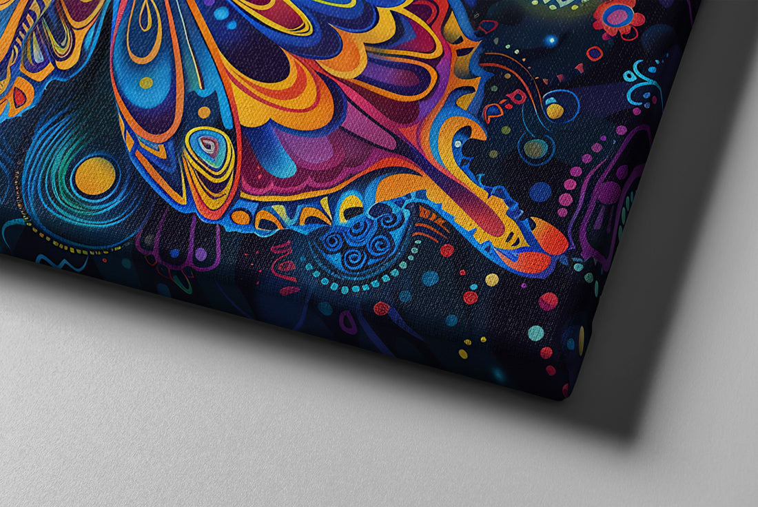 Trippy Butterfly canvas art